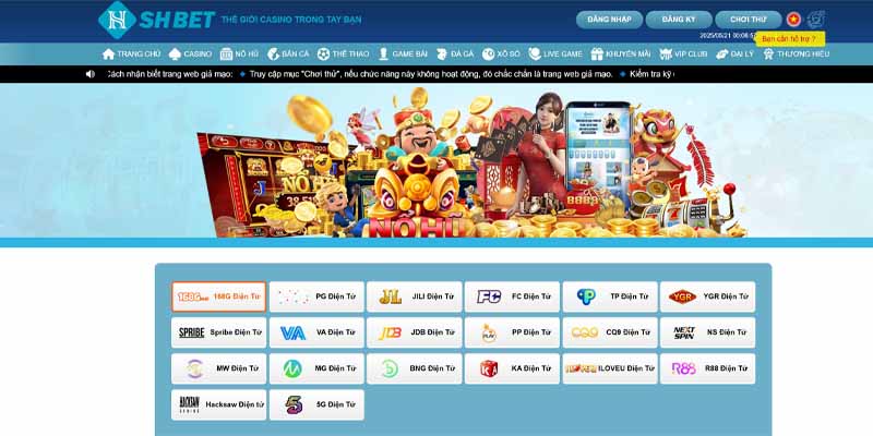 Vào slot game săn thưởng tiền tỷ cùng nhà cái 